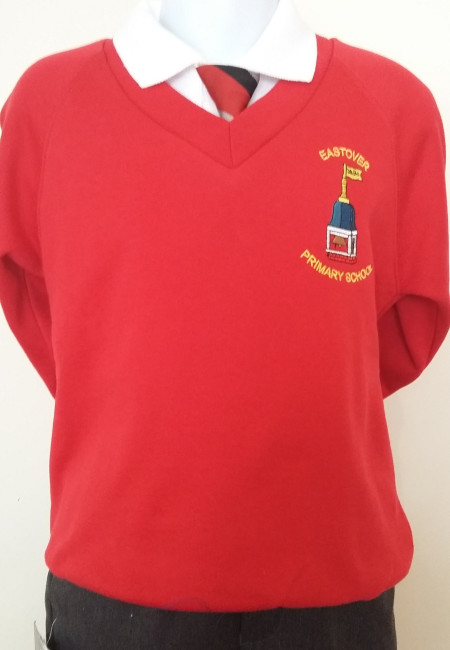 Eastover V'Neck Sweat Shirt Old Logo