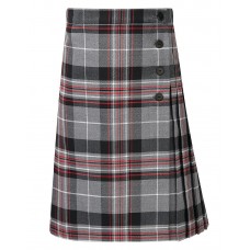 Kelso Tartan Skirt in Grey (non vat sizes 22", 24", 26", 28")