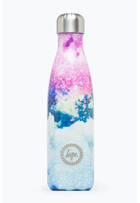 Hype Metal Water Bottle Glitter Skies