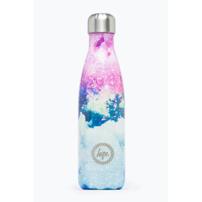 Hype Metal Water Bottle Glitter Skies