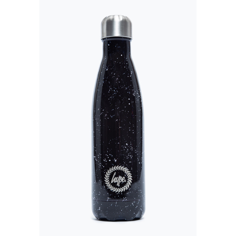 Hype Crest Water Bottle - Black Splat