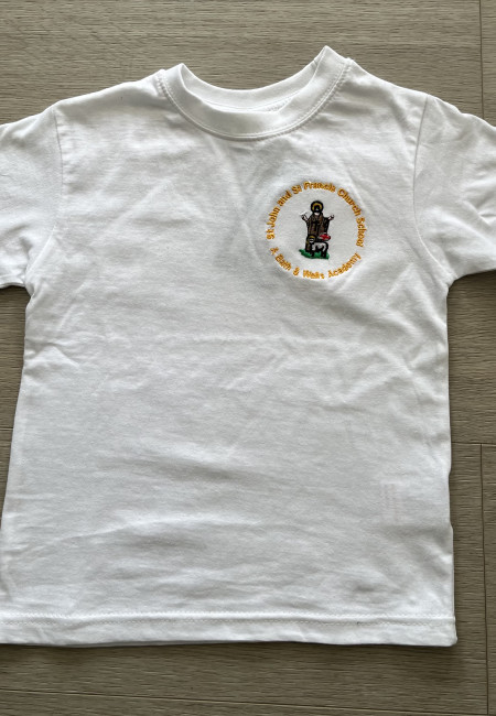 St John and St Francis Embroidered P.E T-shirt
