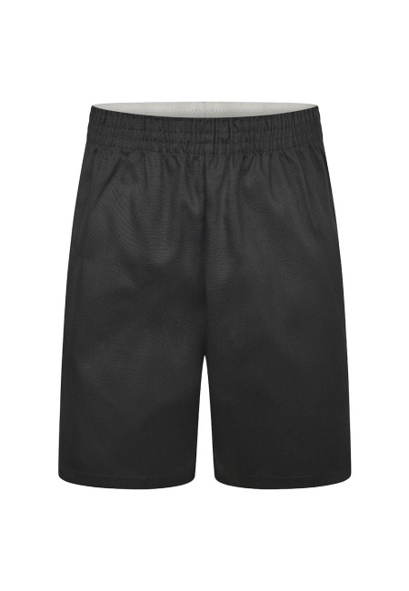 Black Polycotton PE Shorts