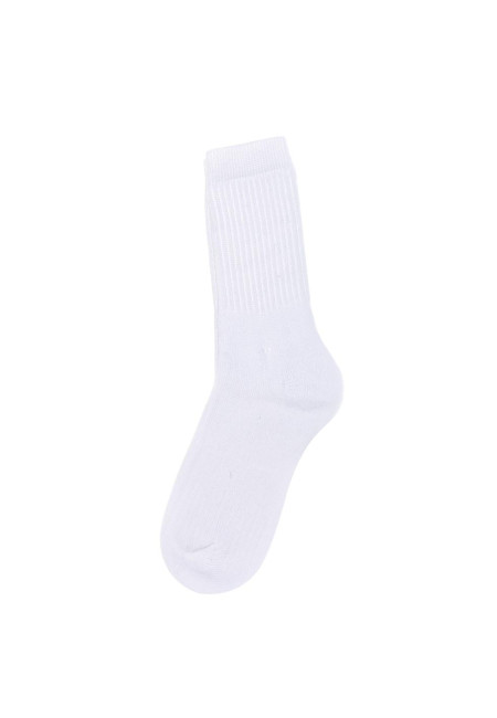 Unisex 5pk White Sports Socks (12.5-3.5 - 4-6)