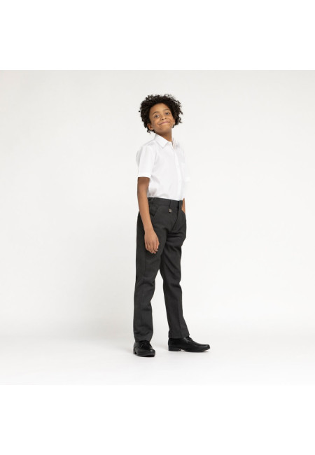 Boys Black Adjustable Waist Trousers  from £13.50