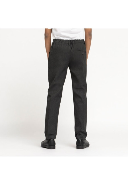 Boys Black Adjustable Waist Trousers  from £13.50