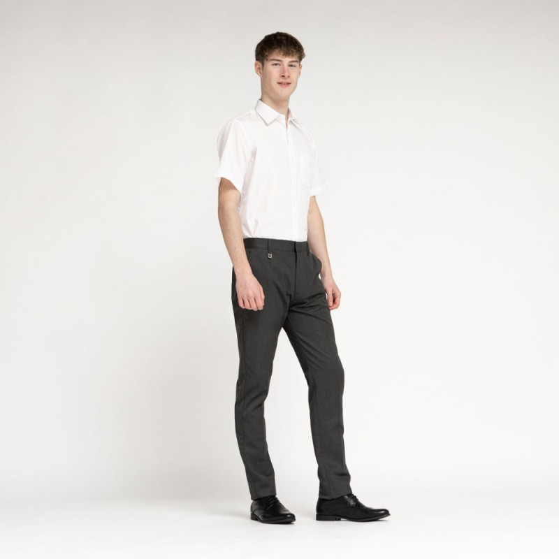 Zeco Slim Leg Trousers - Grey 3/4-13yrs  From £13.50