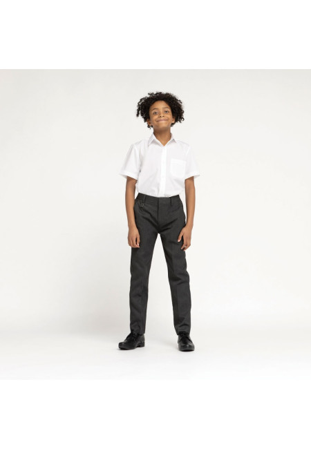 Zeco Slim Leg Trousers - Grey 3/4-13yrs  From £13.50