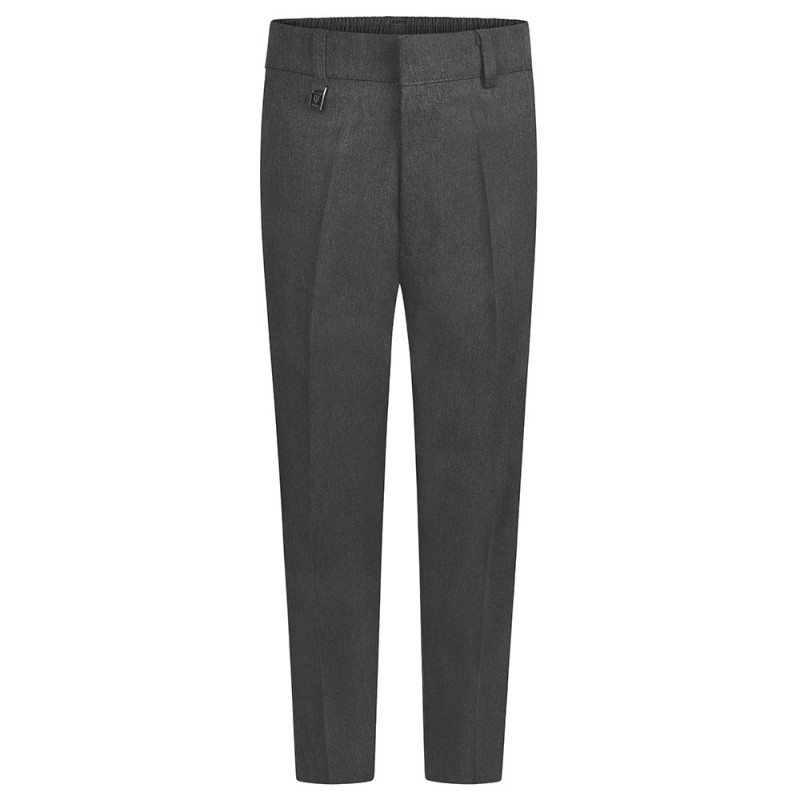 Zeco Slim Leg Trousers - Grey 3/4-13yrs  From £13.50