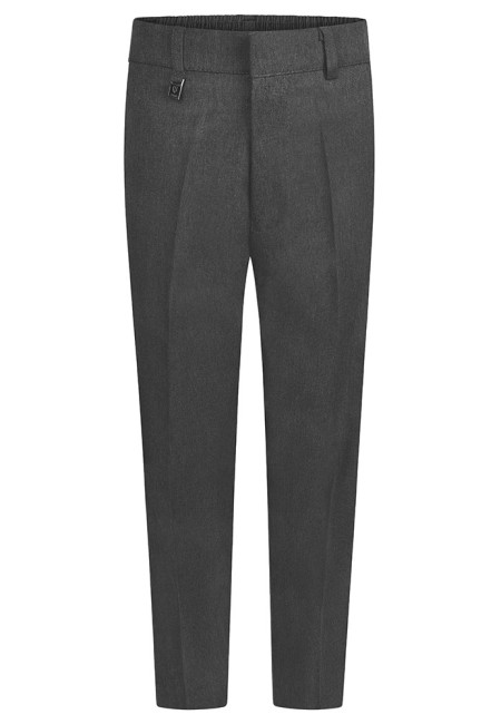 Slim Leg Trousers - Grey 3/4-13yrs  From £13.50