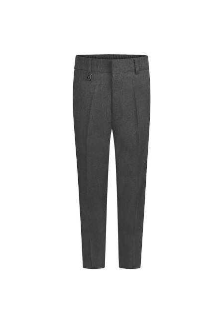 Slim Leg Trousers - Grey 3/4-13yrs  From £13.50