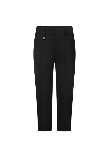 Zeco  Black Sturdy Fit Trousers (6/7 - 13 years)