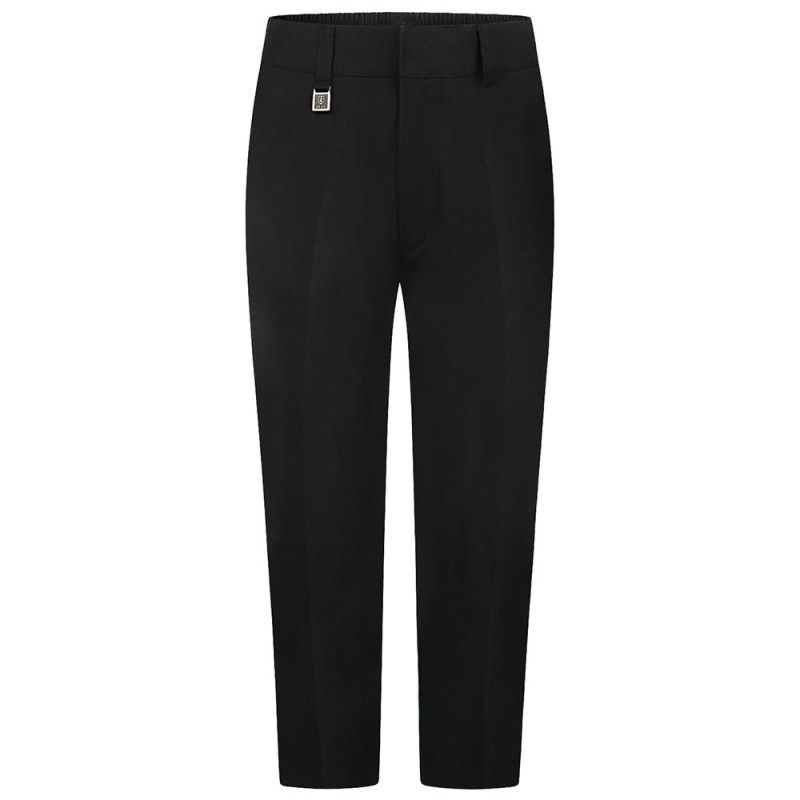 Zeco  Black Sturdy Fit Trousers (6/7 - 13 years)