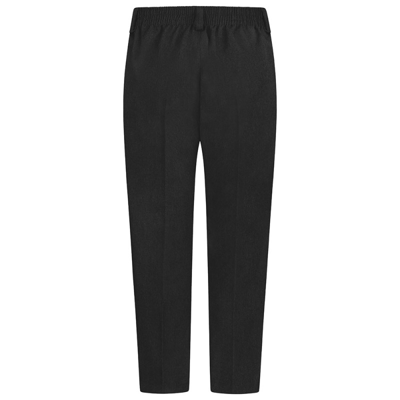 Zeco  Black Sturdy Fit Trousers (6/7 - 13 years)