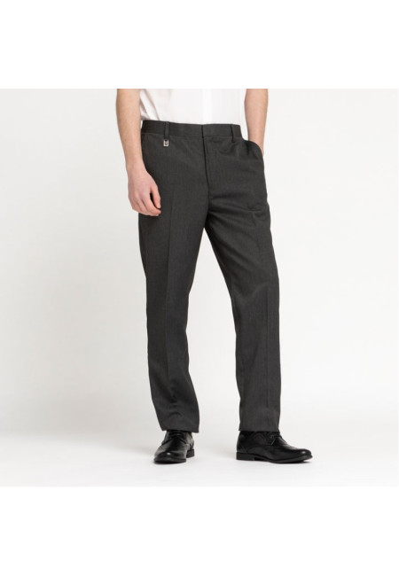 Zeco  Black Sturdy Fit Trousers (6/7 - 13 years)