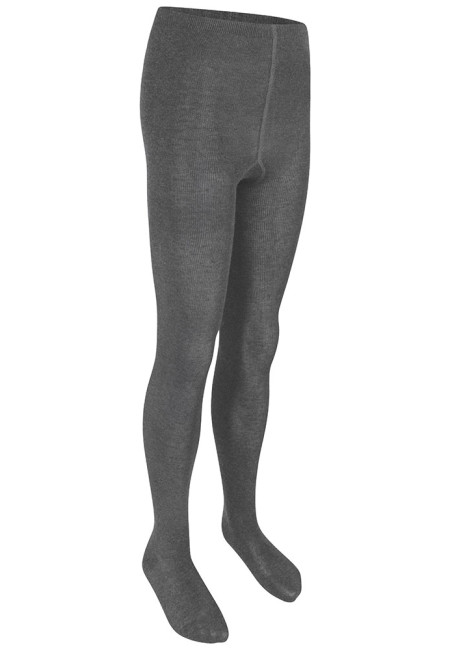 Grey Soft Cotton Tights (3/4 - 13Yrs)