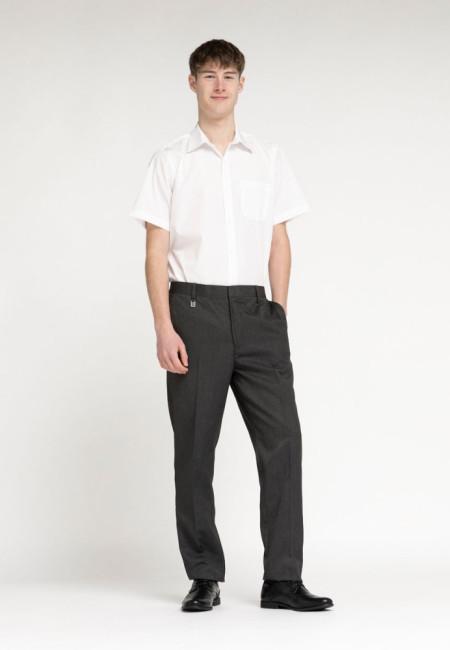 Boys Zeco Grey Sturdy Fit Trousers (14 years - 16/17) Best Seller