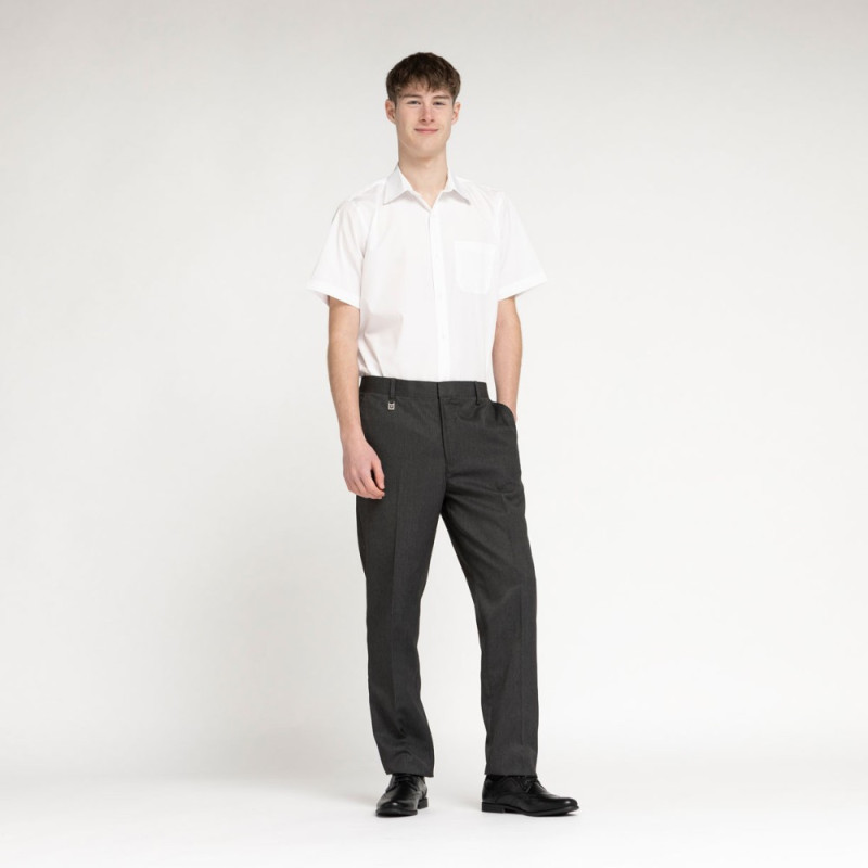 Boys Zeco Grey Sturdy Fit Trousers (6/7 - 13 years) Best Seller