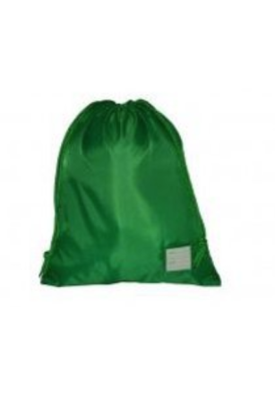 Bottle Green Rucksack style PE/Swimming Bag ( large)