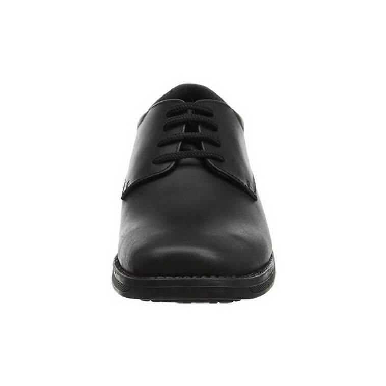 Tyson Clerk Lace Up School Shoe - Black