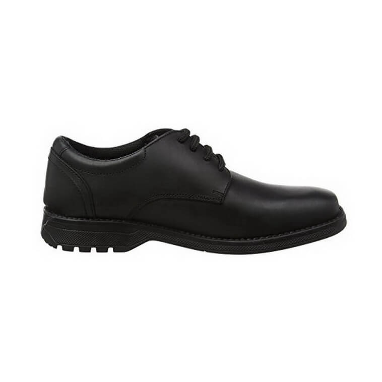 Tyson Clerk Lace Up School Shoe - Black
