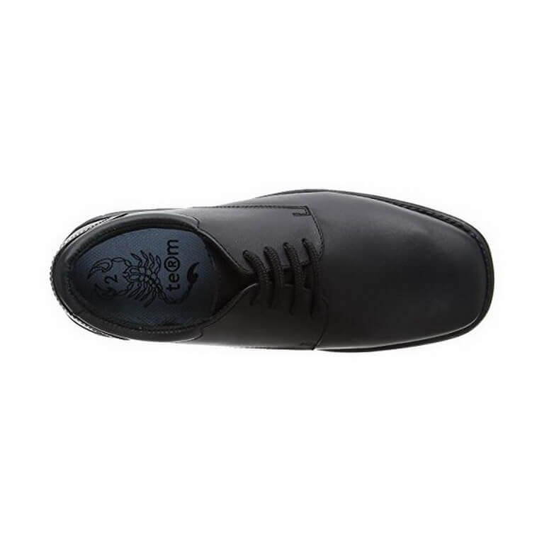 Tyson Clerk Lace Up School Shoe - Black