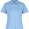 Blue Short Sleeve Fitted blouses 2Pk