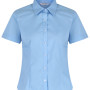 Blue Short Sleeve Fitted blouses 2Pk