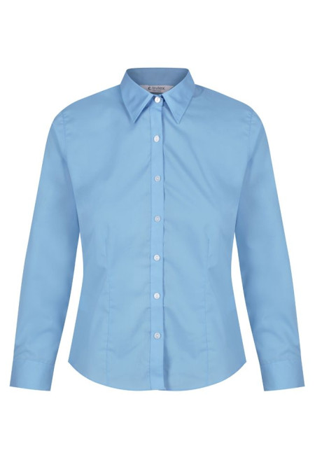 Blue Long Sleeve Fitted blouses 2Pk  (28"-34") Non Vat