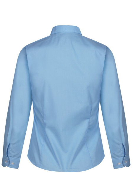 Blue Long Sleeve Fitted blouses 2Pk  (28"-34") Non Vat