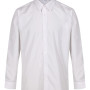Plain White Slim Fit Long Sleeve Easy Care Shirts