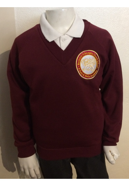 Wembdon St George's V-Neck Sweatshirt 