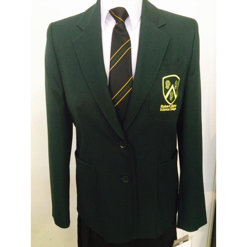 Girls Fitted Robert Blake Blazer  (26"-36") with the current logo (no science College!)