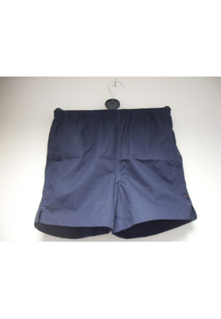 Girls Navy Micro Sports Shorts (S - L)