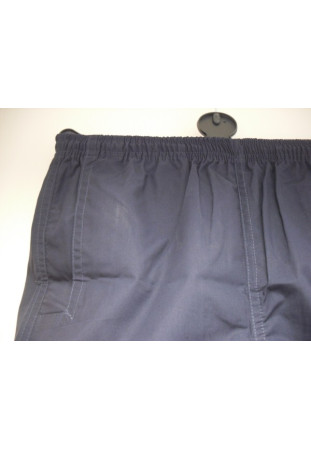 Girls Navy Micro Sports Shorts (S - L)