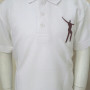 Willowdown White/Claret Embroidered Polo
