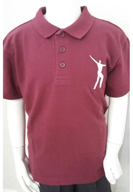 Willowdown Embroidered Claret Polo Shirt