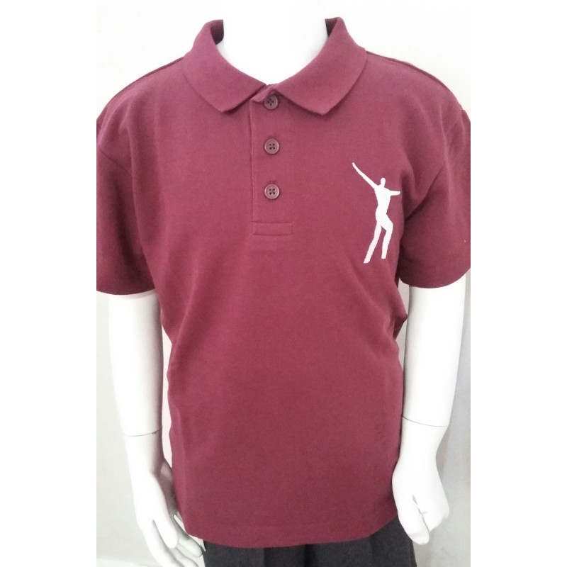 Willowdown Embroidered Claret Polo Shirt