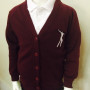Willowdown Claret Embroidered Cardigan