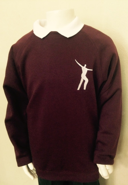 Willowdown Claret Embroidered Sweatshirt