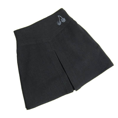 Girls Grey Cherry Skirt