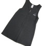 Girls Grey Cherry Pinafore