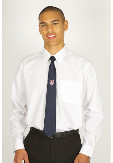 Plain White Long Sleeve Easy Care Shirts (collar 13"-14")