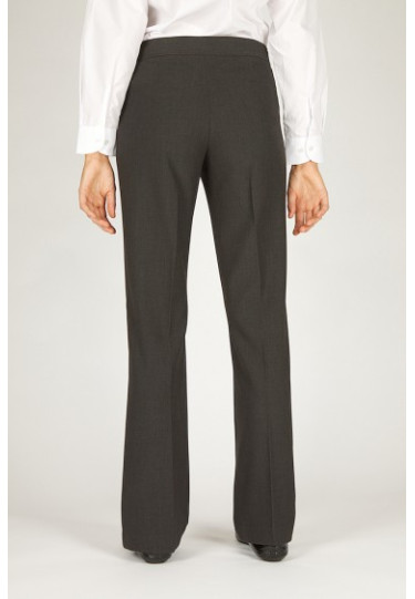 Girls Black Short Leg Bootcut Trousers 22" - 27"