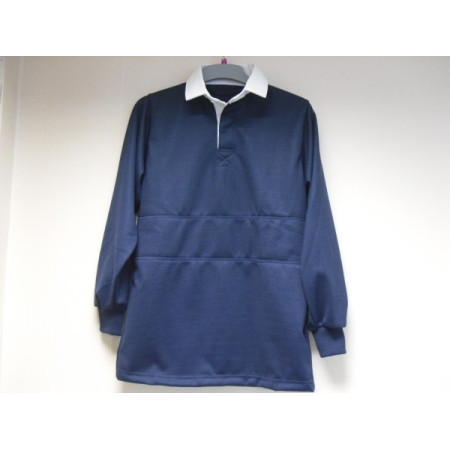 Rugby shirt ( navy blue with yellow band on the inside semi reversible)REDUCED PRICE