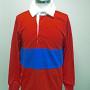 Reversible  Rugby shirt (red with royal blue hoop)