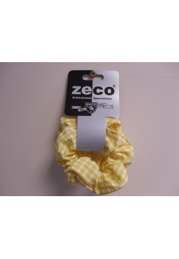 Yellow Gingham Scrunchy