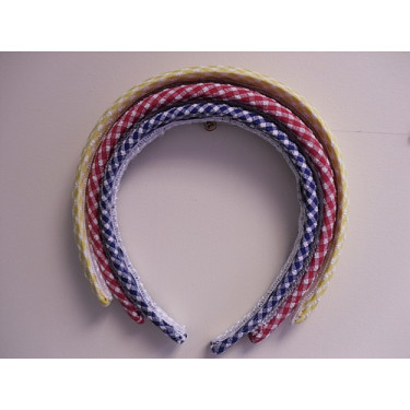 Yellow Gingham Alice Band