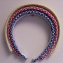 Blue Gingham Alice Band