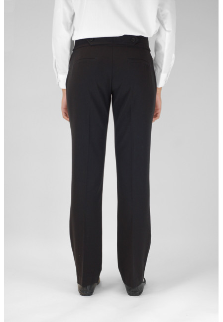 Trutex Slim Leg Trousers Black 24W - 26W